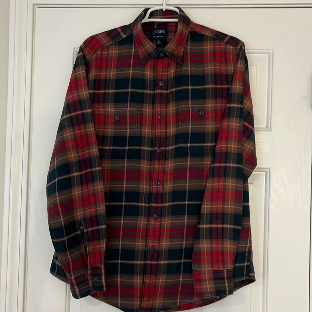 J Crew mens  flannel shirt